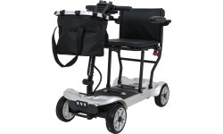 EasyGo Gray Four-Wheel Electric Scooter for Seniors