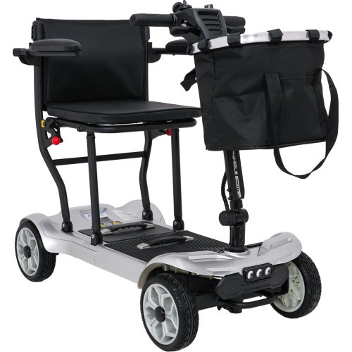EasyGo Gray Four-Wheel Electric Scooter for Seniors