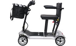 EasyGo Gray Four-Wheel Electric Scooter for Seniors