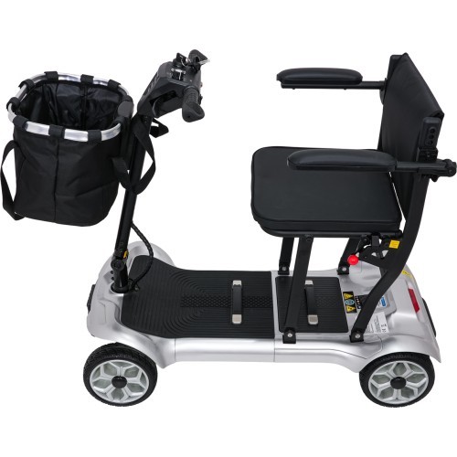 EasyGo Gray Four-Wheel Electric Scooter for Seniors