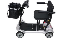 EasyGo Gray Four-Wheel Electric Scooter for Seniors