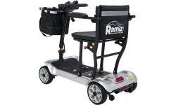 EasyGo Gray Four-Wheel Electric Scooter for Seniors