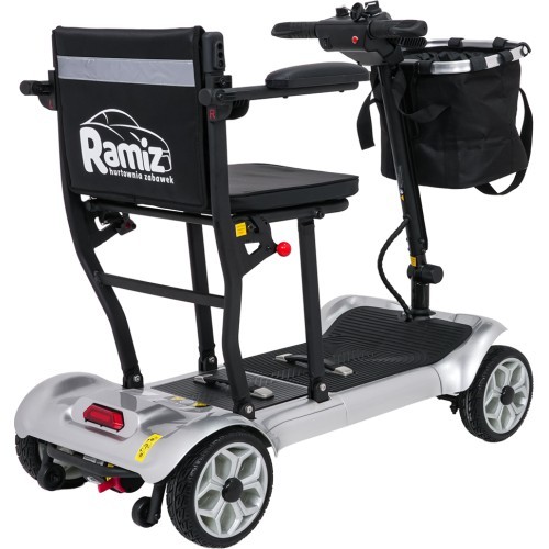 EasyGo Gray Four-Wheel Electric Scooter for Seniors