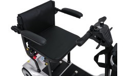 EasyGo Gray Four-Wheel Electric Scooter for Seniors