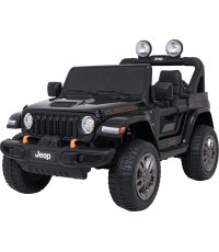Электромобиль Jeep Wrangler Rubicon LIFT, черный
