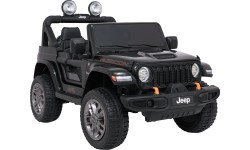 Elektromobilis Jeep Wrangler Rubicon LIFT, melns