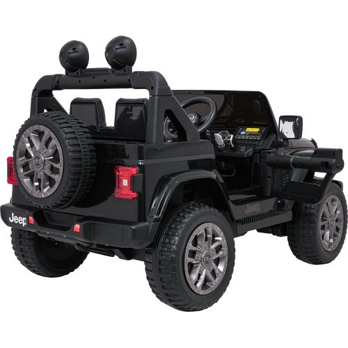 Elektromobilis Jeep Wrangler Rubicon LIFT, melns