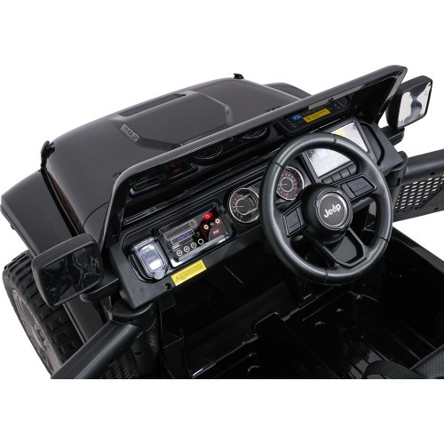 Elektromobilis Jeep Wrangler Rubicon LIFT, melns