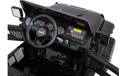 Электромобиль Jeep Wrangler Rubicon LIFT, черный