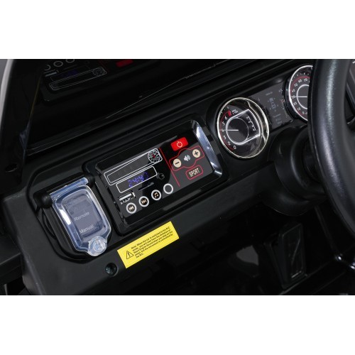 Elektromobilis Jeep Wrangler Rubicon LIFT, melns