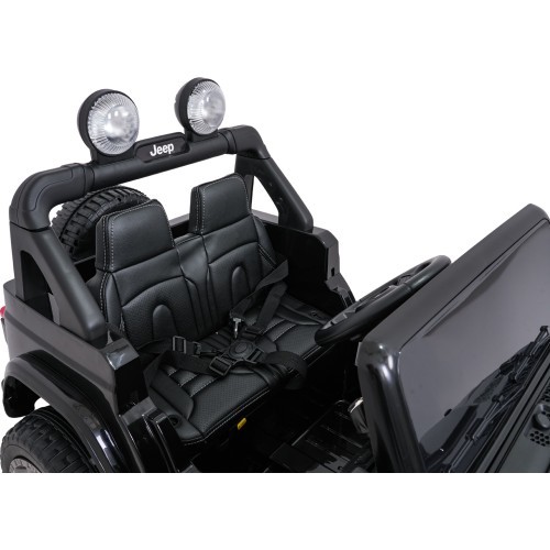 Электромобиль Jeep Wrangler Rubicon LIFT, черный
