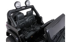 Elektromobilis Jeep Wrangler Rubicon LIFT, melns