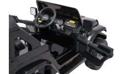 Elektromobilis Jeep Wrangler Rubicon LIFT, melns