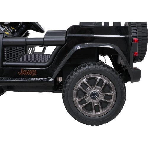 Электромобиль Jeep Wrangler Rubicon LIFT, черный