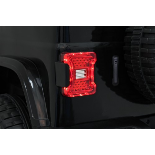 Электромобиль Jeep Wrangler Rubicon LIFT, черный
