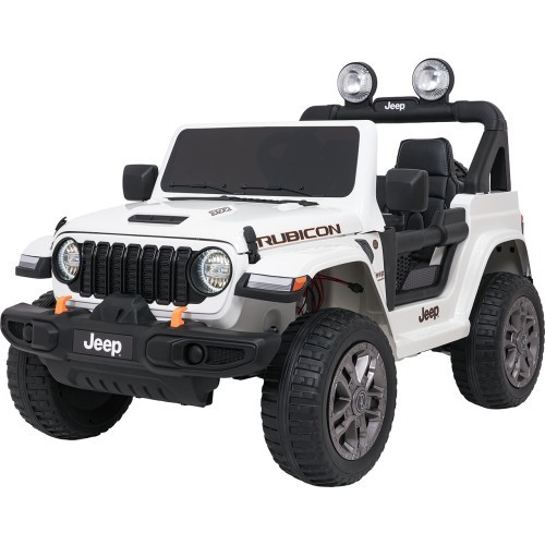 Elektromobilis Jeep Wrangler Rubicon LIFT, balts