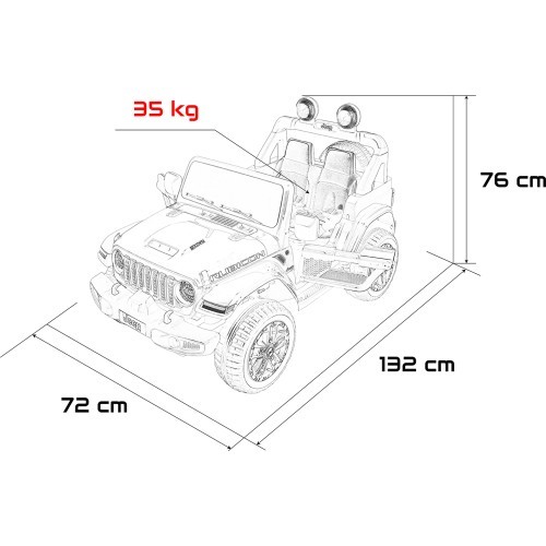 Jeep Wrangler Rubicon LIFT White Vehicle