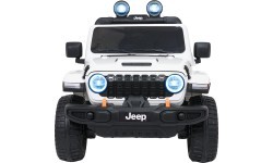Электромобиль Jeep Wrangler Rubicon LIFT, белый