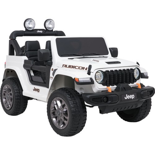 Elektromobilis Jeep Wrangler Rubicon LIFT, balts