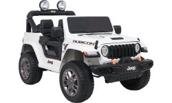 Elektromobilis Jeep Wrangler Rubicon LIFT, balts