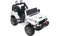 Elektromobilis Jeep Wrangler Rubicon LIFT, balts