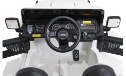 Elektromobilis Jeep Wrangler Rubicon LIFT, balts