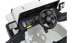 Электромобиль Jeep Wrangler Rubicon LIFT, белый
