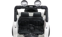 Электромобиль Jeep Wrangler Rubicon LIFT, белый