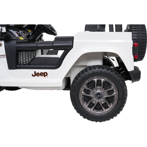 Elektromobilis Jeep Wrangler Rubicon LIFT, balts
