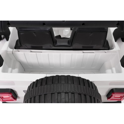 Elektromobilis Jeep Wrangler Rubicon LIFT, balts