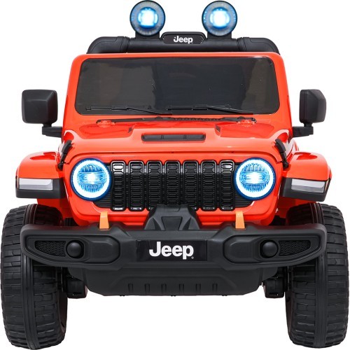 Электромобиль Jeep Wrangler Rubicon LIFT, оранжевый