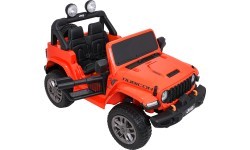 Elektromobilis Jeep Wrangler Rubicon LIFT, oranžs