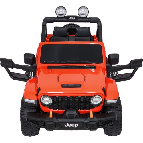 Электромобиль Jeep Wrangler Rubicon LIFT, оранжевый
