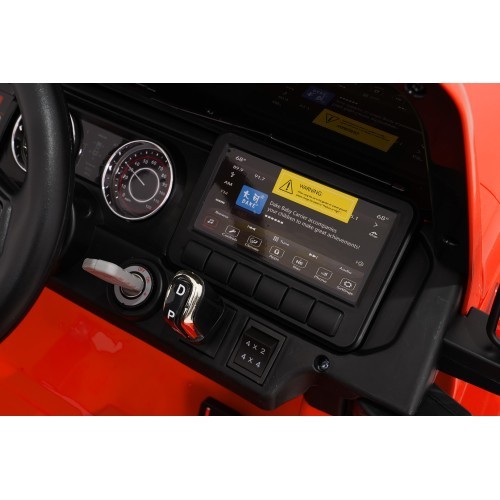 Elektromobilis Jeep Wrangler Rubicon LIFT, oranžs