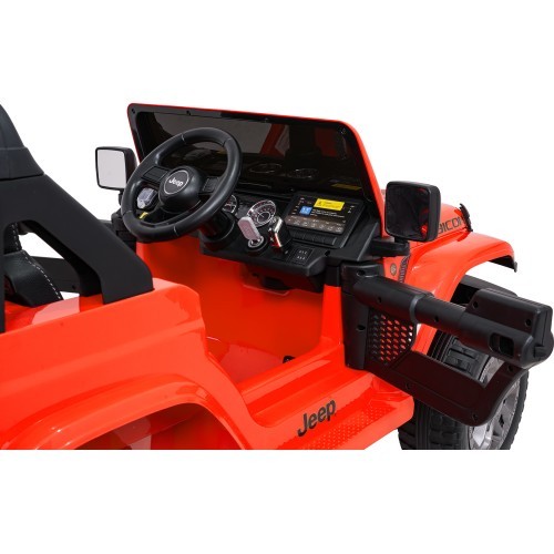 Elektromobilis Jeep Wrangler Rubicon LIFT, oranžs