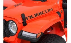 Электромобиль Jeep Wrangler Rubicon LIFT, оранжевый