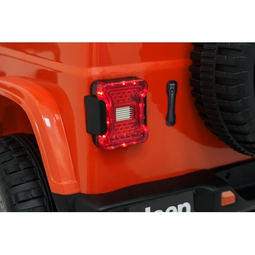 Elektromobilis Jeep Wrangler Rubicon LIFT, oranžs