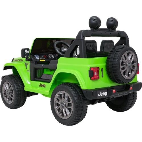 Jeep Wrangler Rubicon LIFT elektromobilis, zaļš