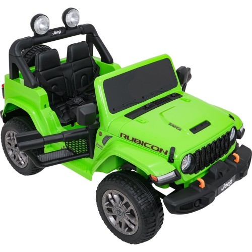 Электромобиль Jeep Wrangler Rubicon LIFT, зелёный