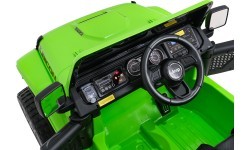 Электромобиль Jeep Wrangler Rubicon LIFT, зелёный