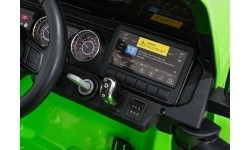 Jeep Wrangler Rubicon LIFT elektromobilis, zaļš