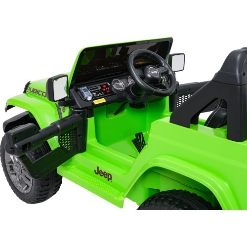 Jeep Wrangler Rubicon LIFT elektromobilis, zaļš