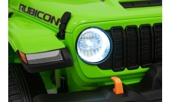 Электромобиль Jeep Wrangler Rubicon LIFT, зелёный