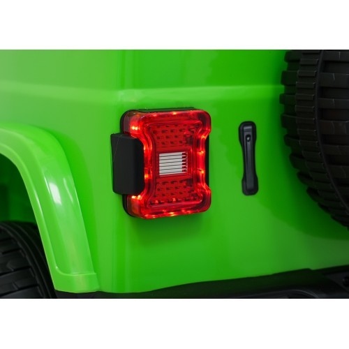 Jeep Wrangler Rubicon LIFT elektromobilis, zaļš