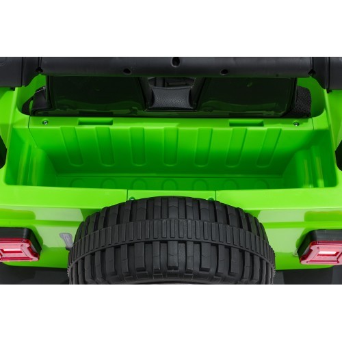 Электромобиль Jeep Wrangler Rubicon LIFT, зелёный