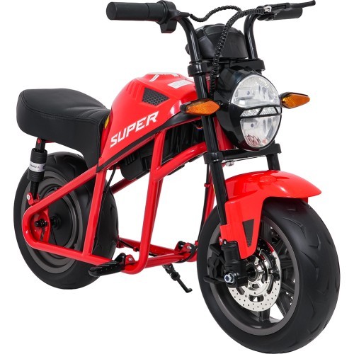 Elektriskais motocikls SUPERMOTO, sarkans