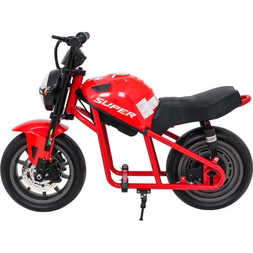 Elektriskais motocikls SUPERMOTO, sarkans