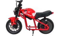Электромотоцикл SUPERMOTO, красный