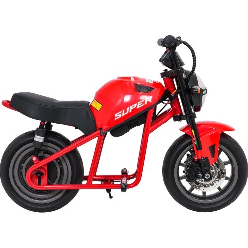 Электромотоцикл SUPERMOTO, красный