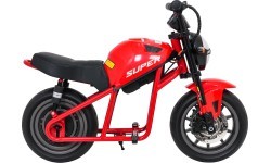 Электромотоцикл SUPERMOTO, красный